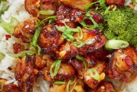 Crispy Air Fryer Teriyaki Chicken Thighs