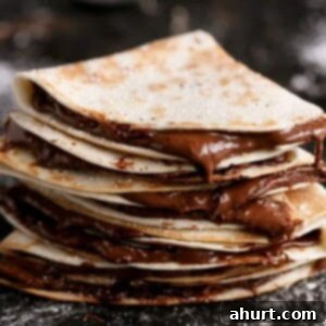 Easy Nutella Quesadillas 7 Simple Nutella Quesadillas stack on each other