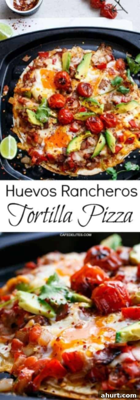 Huevos Rancheros Tortilla Pizza 10 PIN image of Huevos Rancheros Tortizza (Tortilla Pizza)