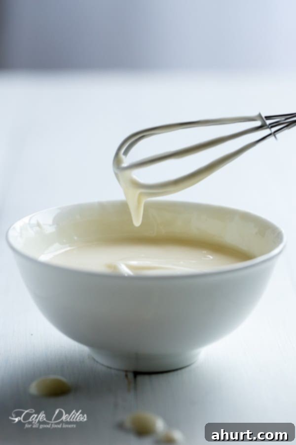 Making of Cream Cheese Glaze