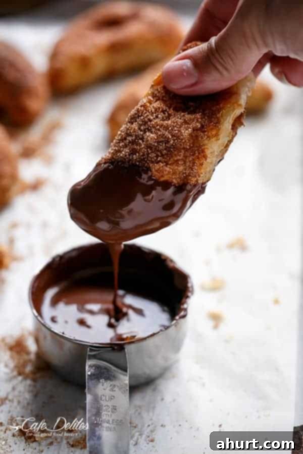 Golden Churro Caramel Hand Pies 4 Dulce De Leche Churro Empanadas with chocolate dip