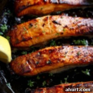 Honey Garlic Glazed Salmon with Browned Butter 6 Browned Butter Honey Garlic Salmon pieces