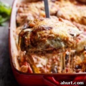Savory Sausage and Roasted Eggplant Lasagna with Herbed Ricotta Pesto 10 Sausage Eggplant Lasagna in a pot