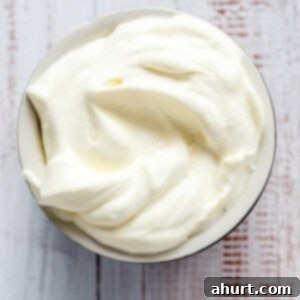 Cloud-Like Coconut Topping 7 Coconut Whipped Cream in a bowl