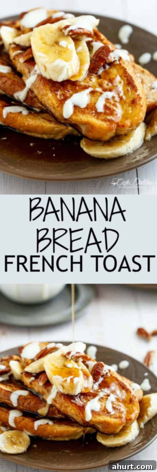 Banana Bread French Toast 8 PIN image of Banana Bread French Toast