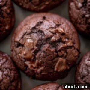 Decadent Double Chocolate Chunk Muffins 7 Double Chocolate Chunk Muffins