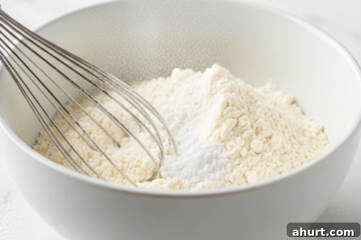 Simple Yeast-Free Flatbread Recipe 4 In a bowl whisk flour, baking powder, salt, and garlic.