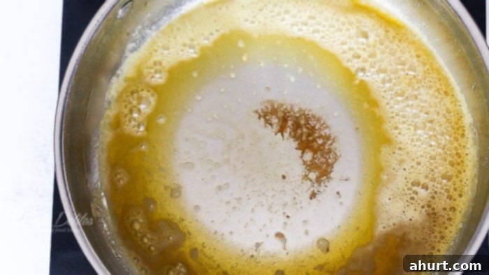 Nutty Browned Butter Shrimp Scampi 5 Cooking of Browned Butter