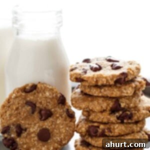 Healthy 2 Ingredient Breakfast Cookies 8 Side view image of Healthy 2-Ingredient Breakfast Cookies