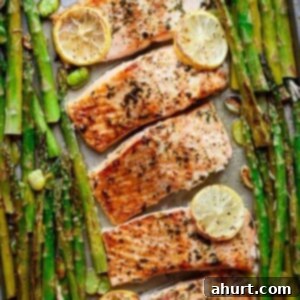 Sheet Pan Roasted Lemon Garlic Salmon and Asparagus 4 One Pan Lemon Garlic Baked Salmon and Asparagus