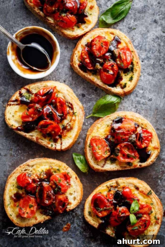 Caprese-Style Garlic Bread 2 6 pieces of Tomato Caprese Garlic Breads