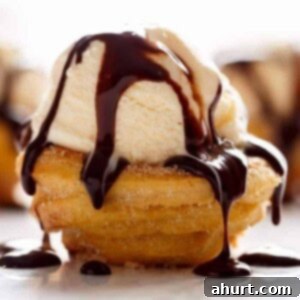 Churro Ice Cream Cups 10 Baked Churro Ice Cream Bowls (Cups)