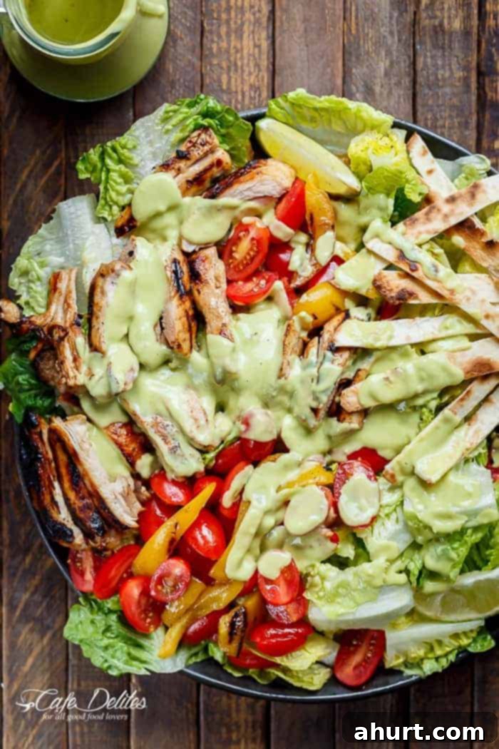 Tequila Lime Grilled Chicken Taco Bowl 7 Tequila Lime Chicken Taco Salad in a steel plate