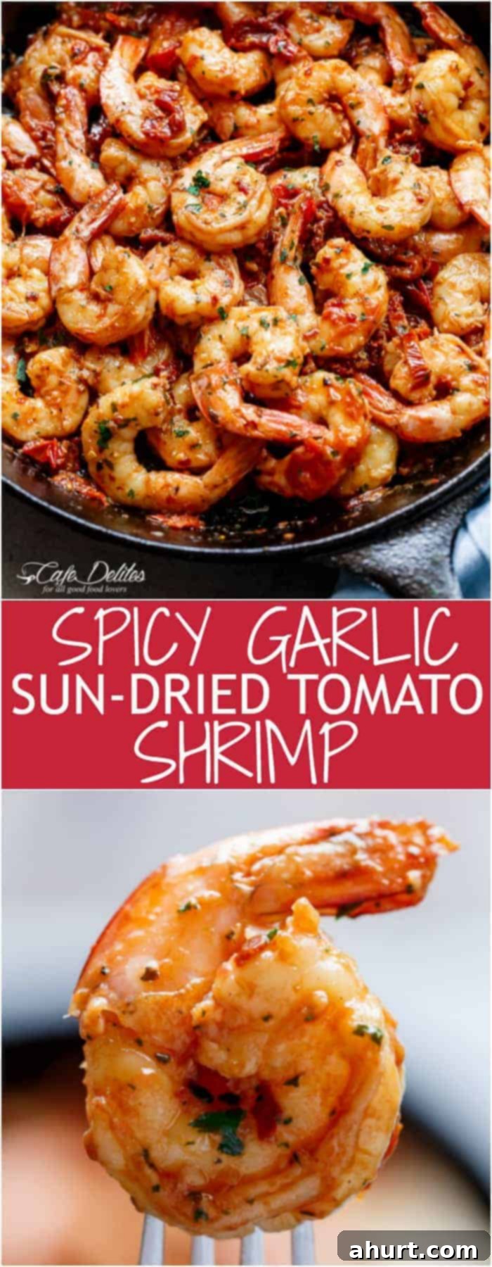 Zesty Sun-Dried Tomato Garlic Shrimp 11 PIN image of Spicy Garlic Sun Dried Tomato Shrimp