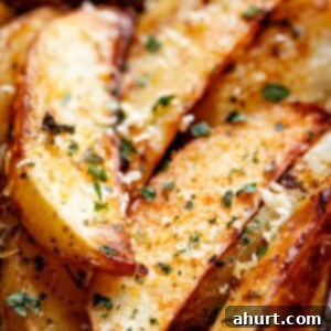 Oven-Roasted Crispy Garlic Potato Wedges 11 Crisp Baked Potato Wedges