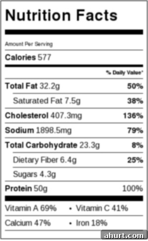 skinny lemon garlic shrimp caesar salad nutrition label