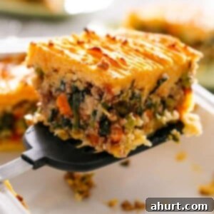 Pumpkin Beef Shepherd's Pie 5 Beef and Pumpkin Shepherd's Pie ready to be served