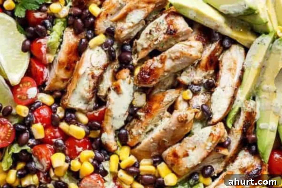 Fiery Fiesta Chicken Salad 11 Serve immediately while the chicken is still slightly warm.