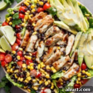 Fiery Fiesta Chicken Salad 13 Chili Lime Southwestern Chicken Salad in a bowl