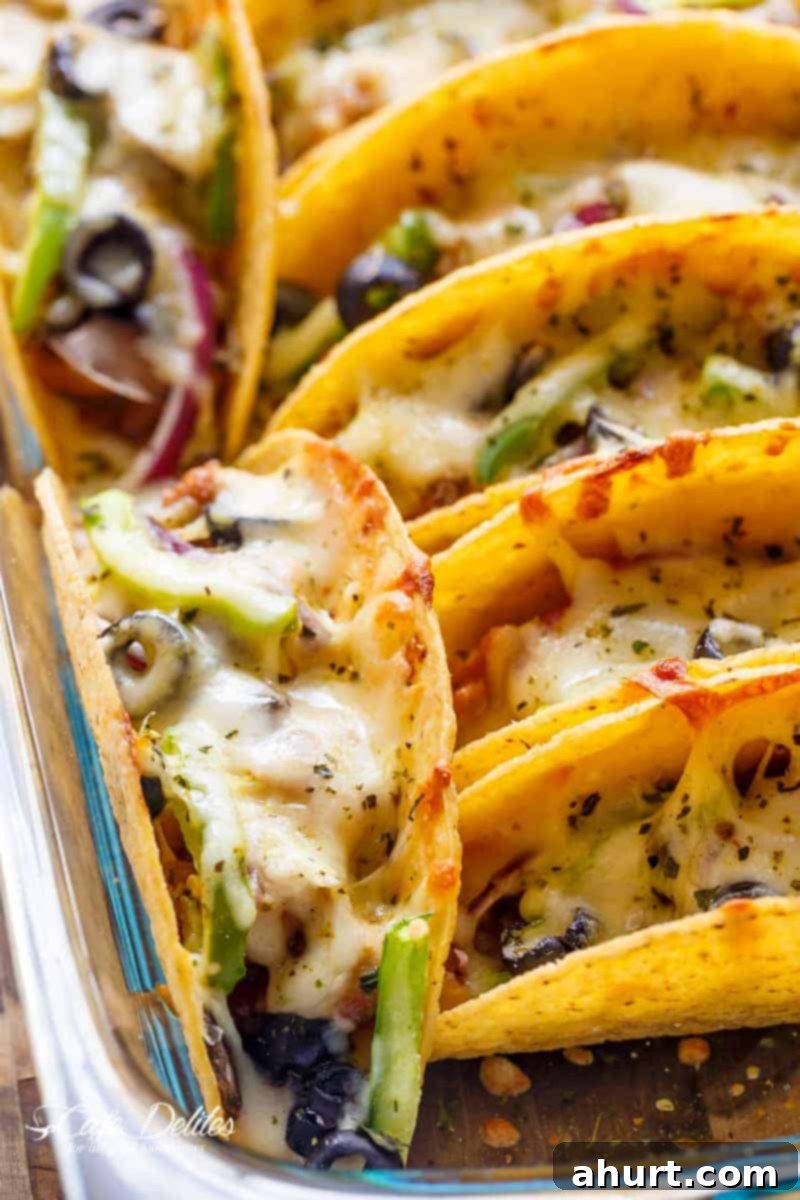 Smoky BBQ Chicken Taco Pizza 5 Easy Oven Baked Barbecue Chicken Pizza Tacos are full of pizza flavours, stuffed inside a crispy taco shell, to give you the BEST of both worlds
