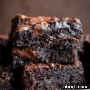Decadent Cocoa Fudge Brownies 11 A piece of Best Fudgy Cocoa Brownies
