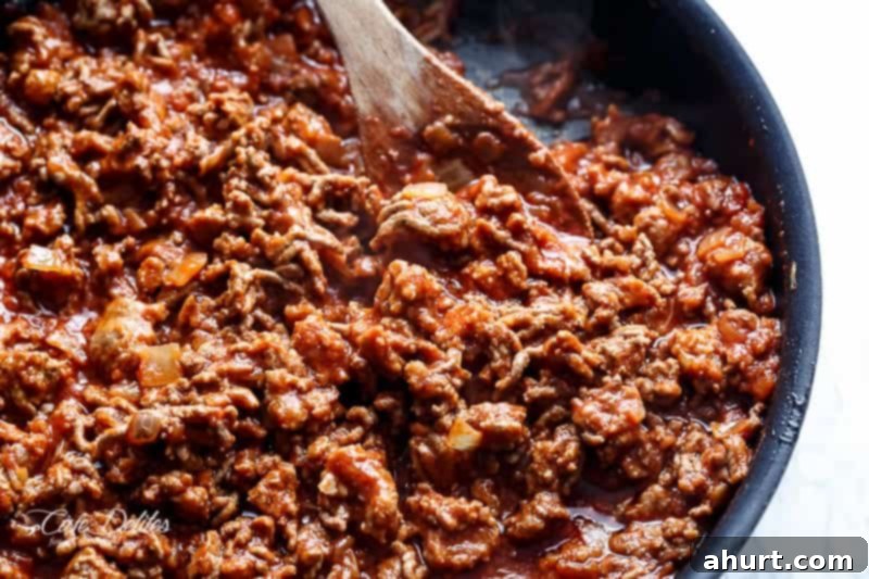 making of Lasagna Stuffed Burritos 