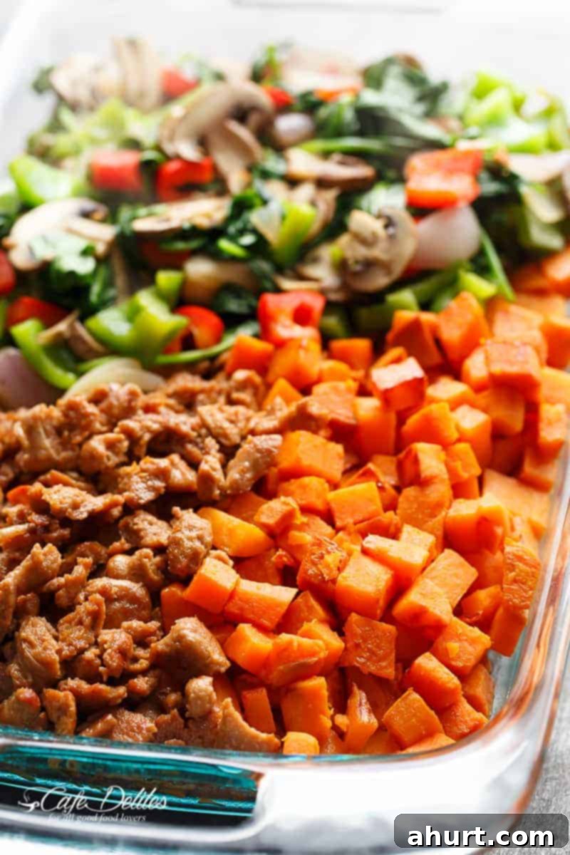 Sweet Potato Hash Brown Breakfast Bake 5 Ingredients for Sweet Potato Hash Brown Breakfast Casserole