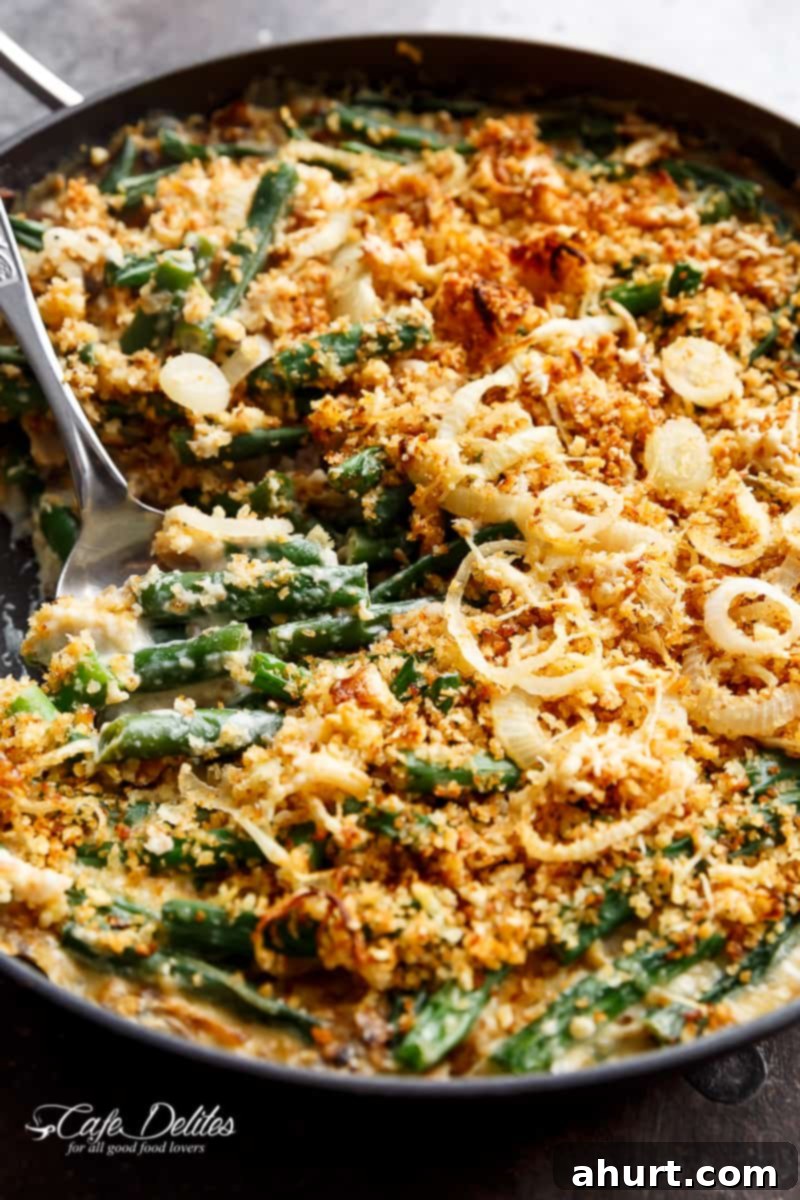No-Bake Green Bean Casserole 4 Zoom in image of Stove Top Green Bean Parmesan Casserole