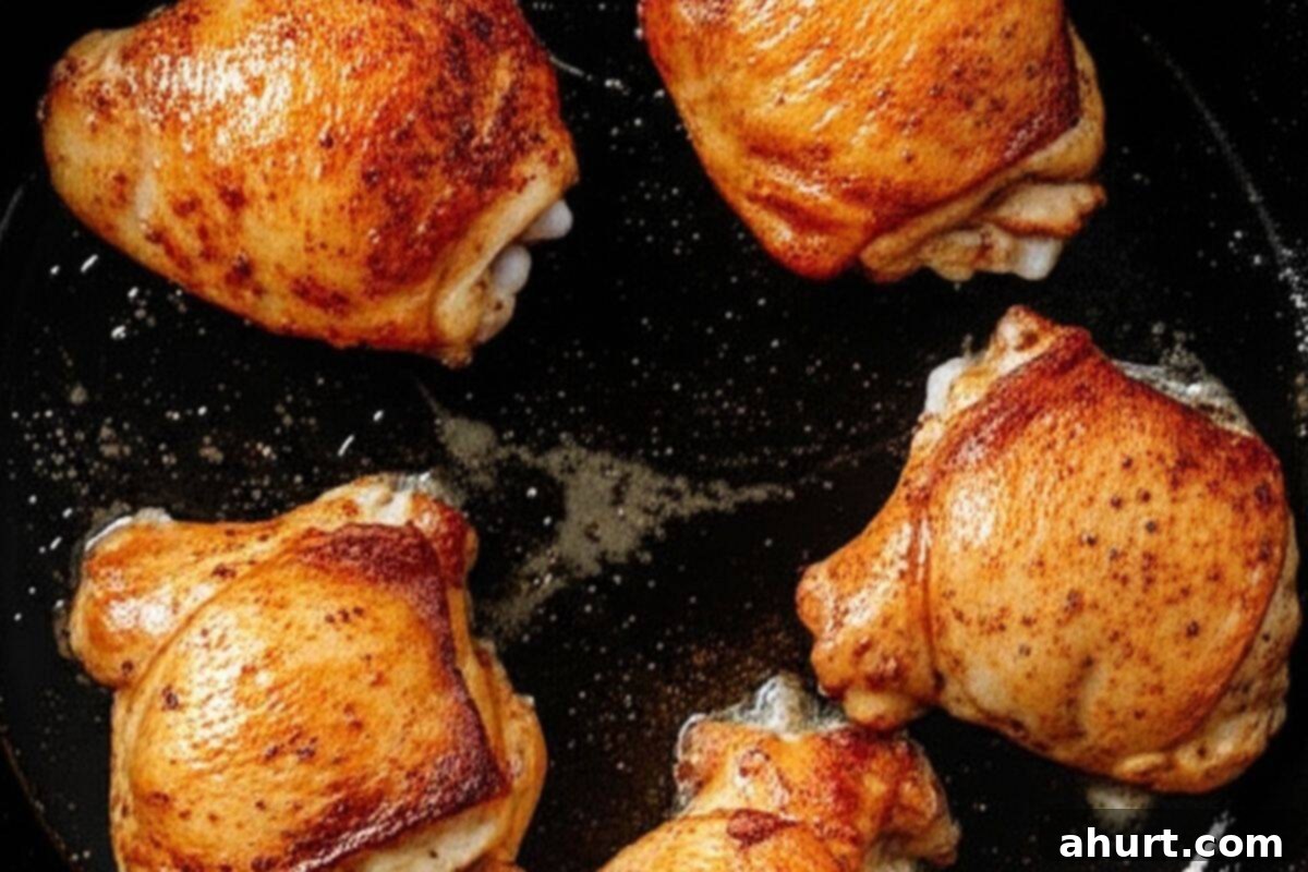 Sheet Pan Honey Mustard Chicken & Potatoes 5 sear the chicken in a large oven-proof skillet over medium-high heat