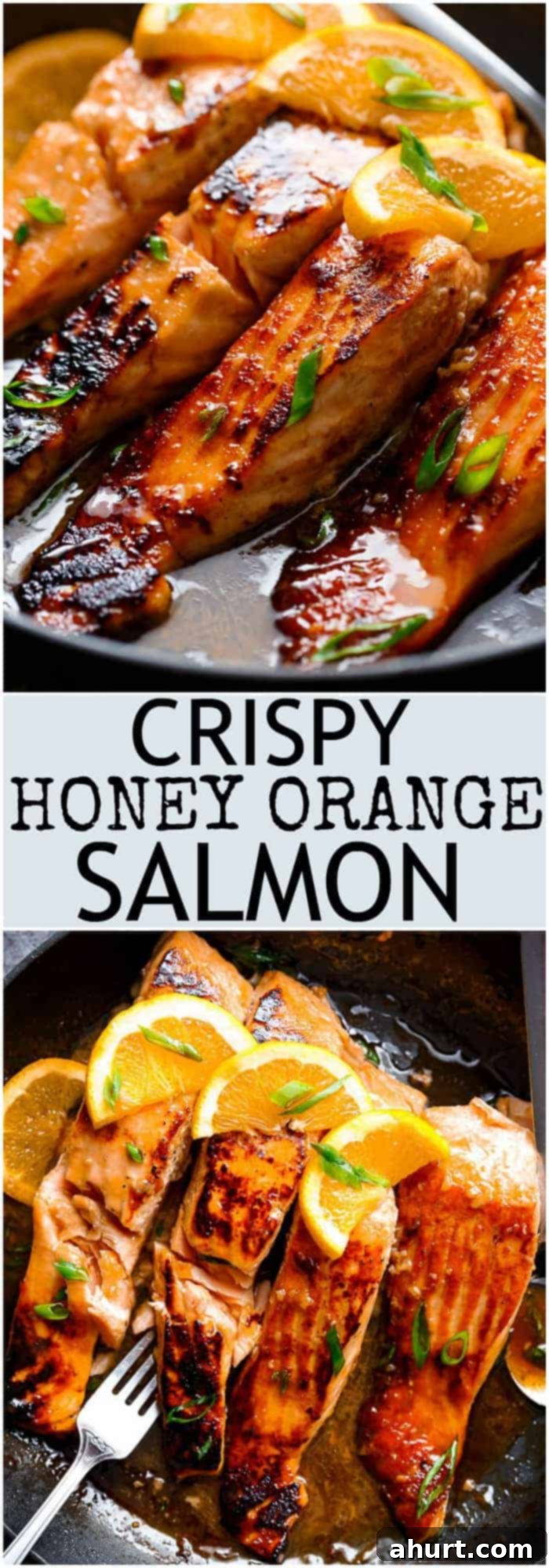 Golden-Crisped Salmon with Zesty Honey-Orange Glaze 5 PIN Image of Crispy Honey Orange Glazed Salmon