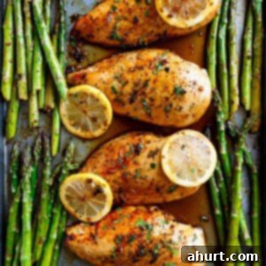 Effortless Honey Lemon Chicken Asparagus Bake 5 4 pieces of One Pan Honey Lemon Chicken Asparagus