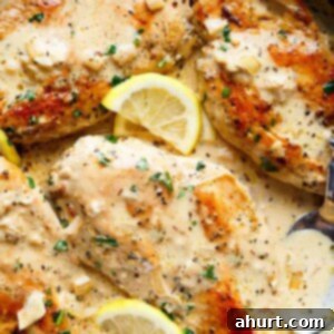 Creamy Lemon Garlic Chicken Scallopini 6 Lemon Chicken Scallopini with Lemon Garlic Cream Sauce looks very delicious