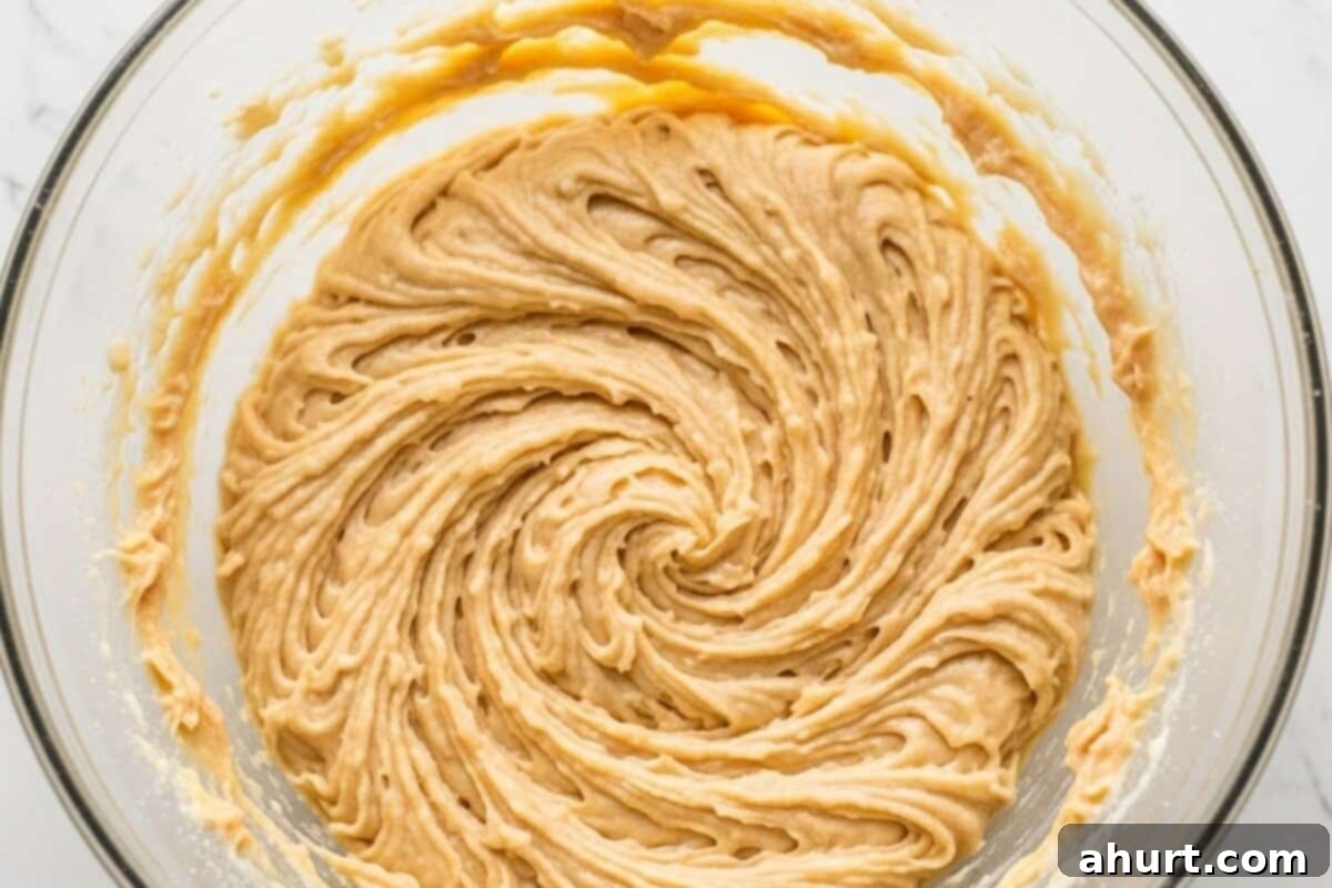 Pillowy Peanut Butter Bliss 5 beat butter and peanut butter until creamy. add white and brown sugar and vanilla extract and beat again until combined.
