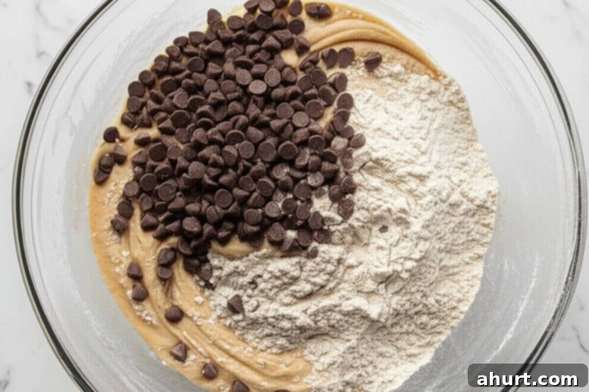 Pillowy Peanut Butter Bliss 7 fold in the flour, baking powder, salt until a soft dough forms