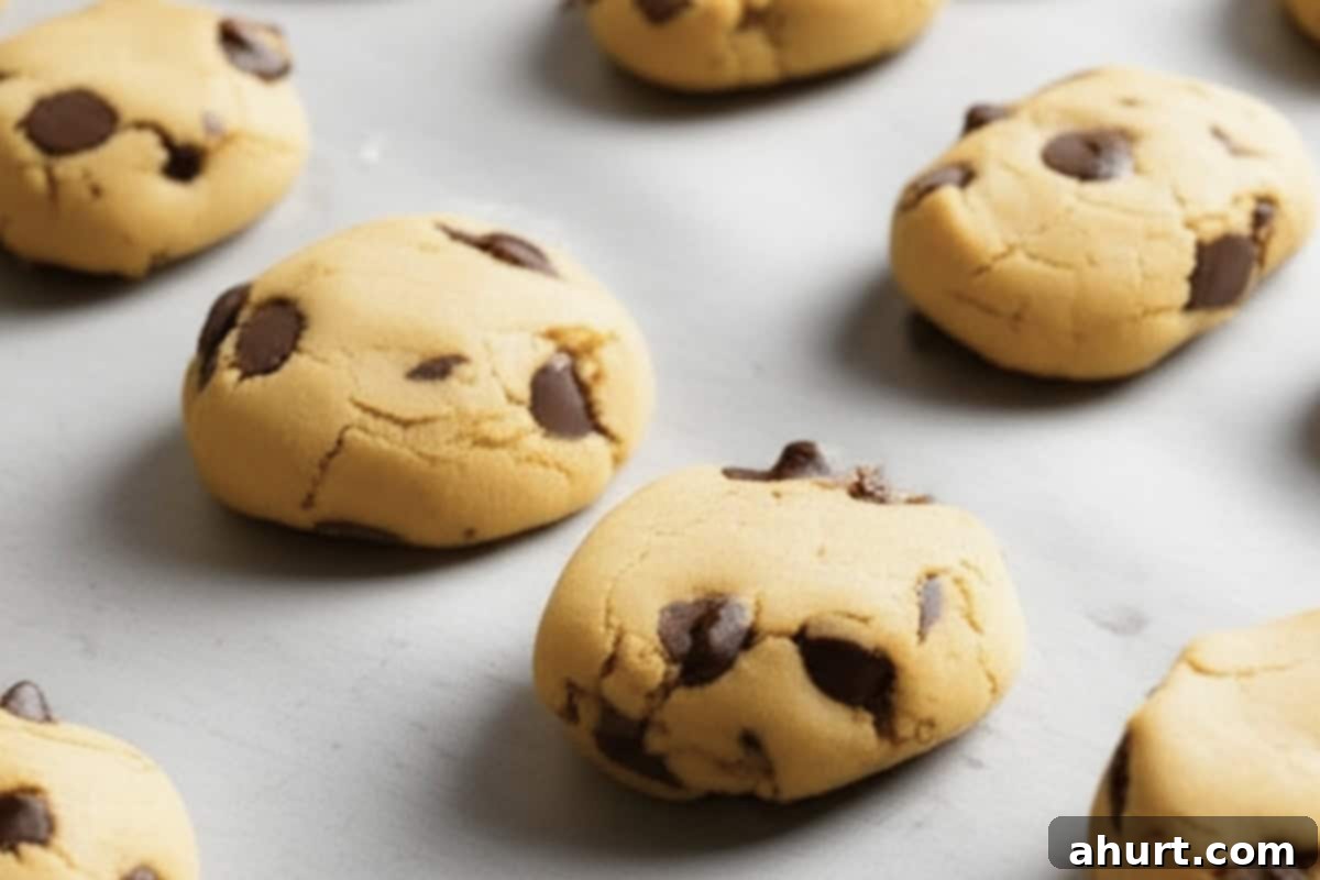 Pillowy Peanut Butter Bliss 8 roll the dough into even-sized balls and place them in the baking sheets