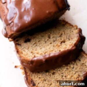 Decadent Peanut Butter Chocolate Chip Banana Bread 10 Chocolate Peanut Butter Banana Bread slices