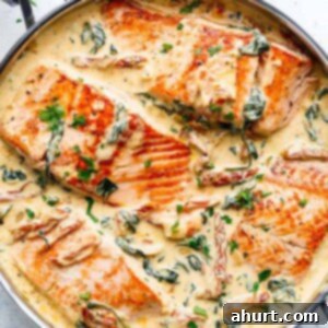 Velvety Tuscan Garlic Butter Salmon 11 Creamy Garlic Butter Tuscan Salmon in a pot