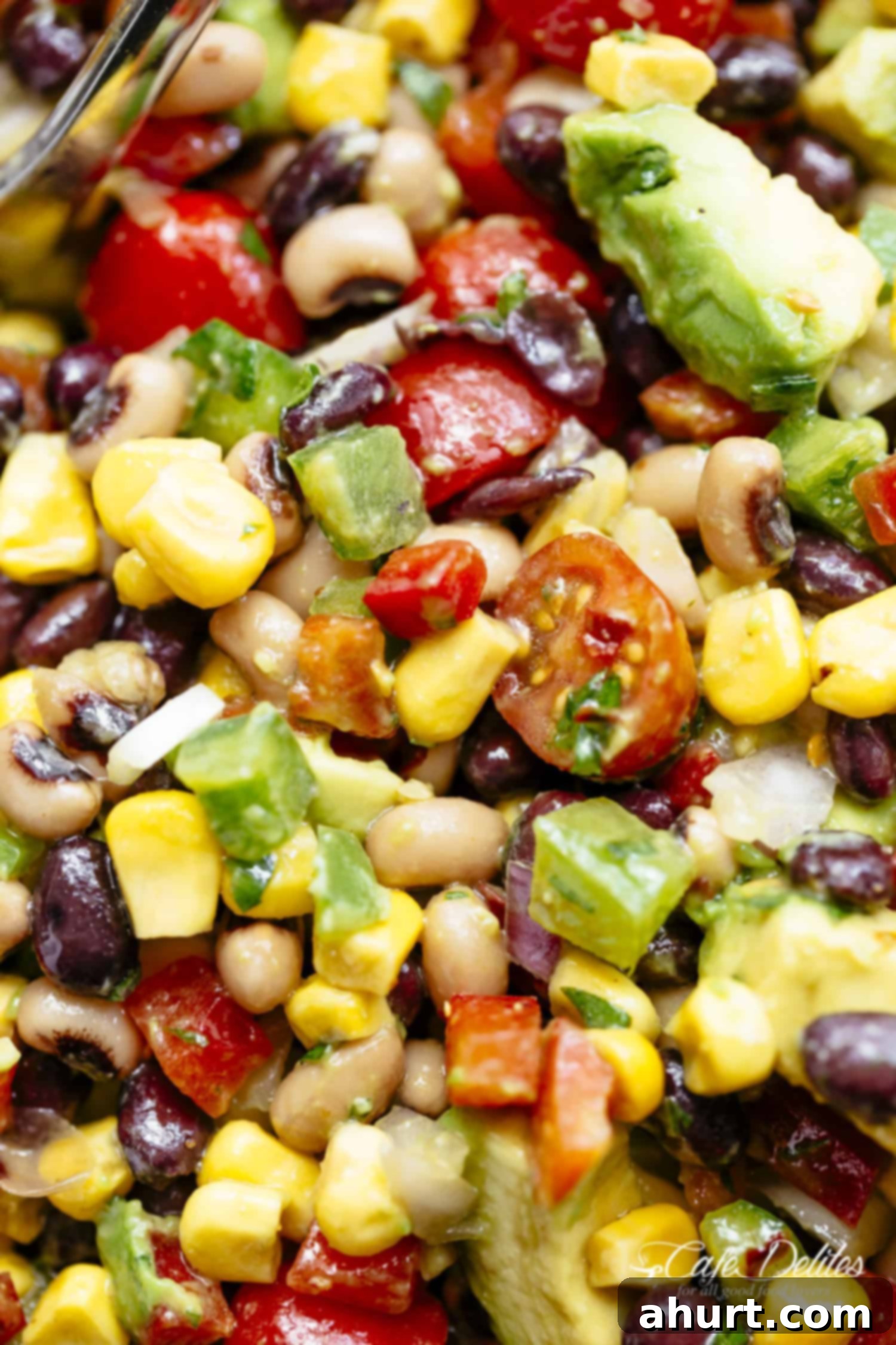 Zesty Chili Lime Cowboy Caviar 4 Top view of Cowboy Caviar