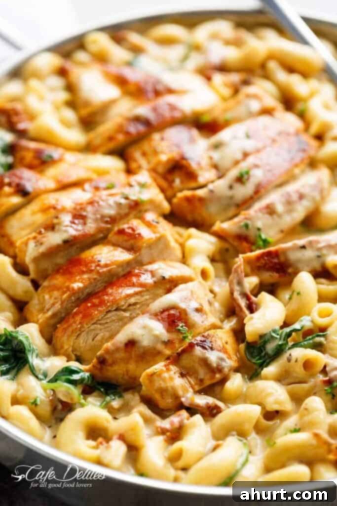 Hearty Tuscan Chicken Skillet Mac 12 img 45226 11
