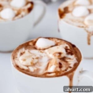 PB Nutella Swirl Hot Cocoa 5 Peanut Butter Nutella S'mores Hot Chocolate in a cup