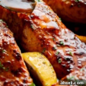 Glazed Honey Garlic Salmon 9 Easy Honey Garlic Salmon recipe in one pan and a perfect sweet and savoury 5-ingredient garlicky sauce with a hint of lemon!