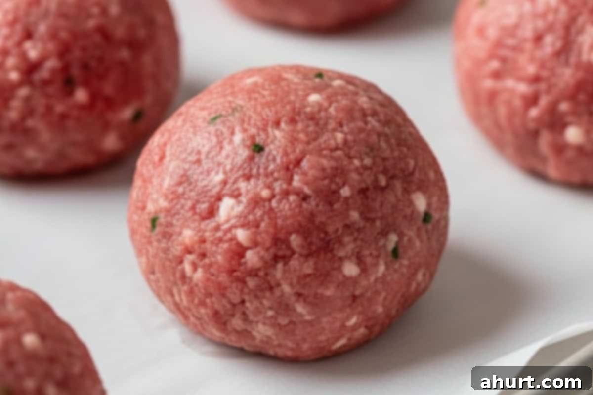 Sticky Teriyaki Meatballs 6 Scoop 1 1/2-inch portions and roll into balls.