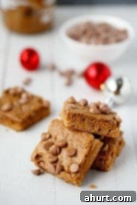 Luxurious White Chocolate Blondie Delights 9 Cookie Butter Gingerbread Caramel Chip Blondies pieces