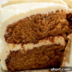 Golden Spiced Carrot Cake 11 A piece of Carrot Cake.