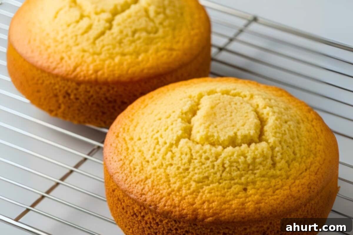 Golden Spiced Carrot Cake 9 Transfer the two cakes to the wire racks and cool.