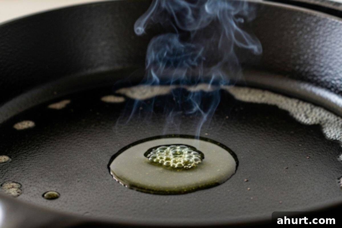 Fiery Shrimp Fajitas 5 Add 1 tablespoon olive oil and heat it in the pan.