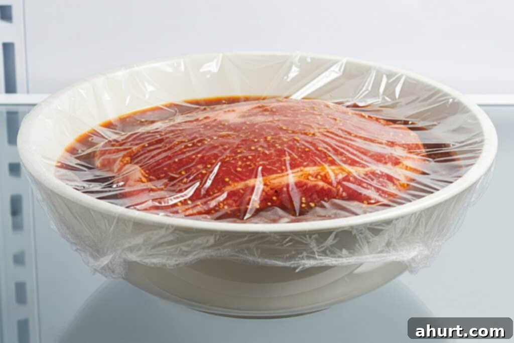 Authentic Carne Asada Recipe 5 Step 3: Refrigerate steak for at least 2 hours.