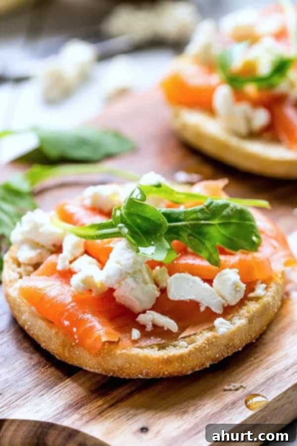 Zoom in image of Smoked Salmon and Goats Cheese 