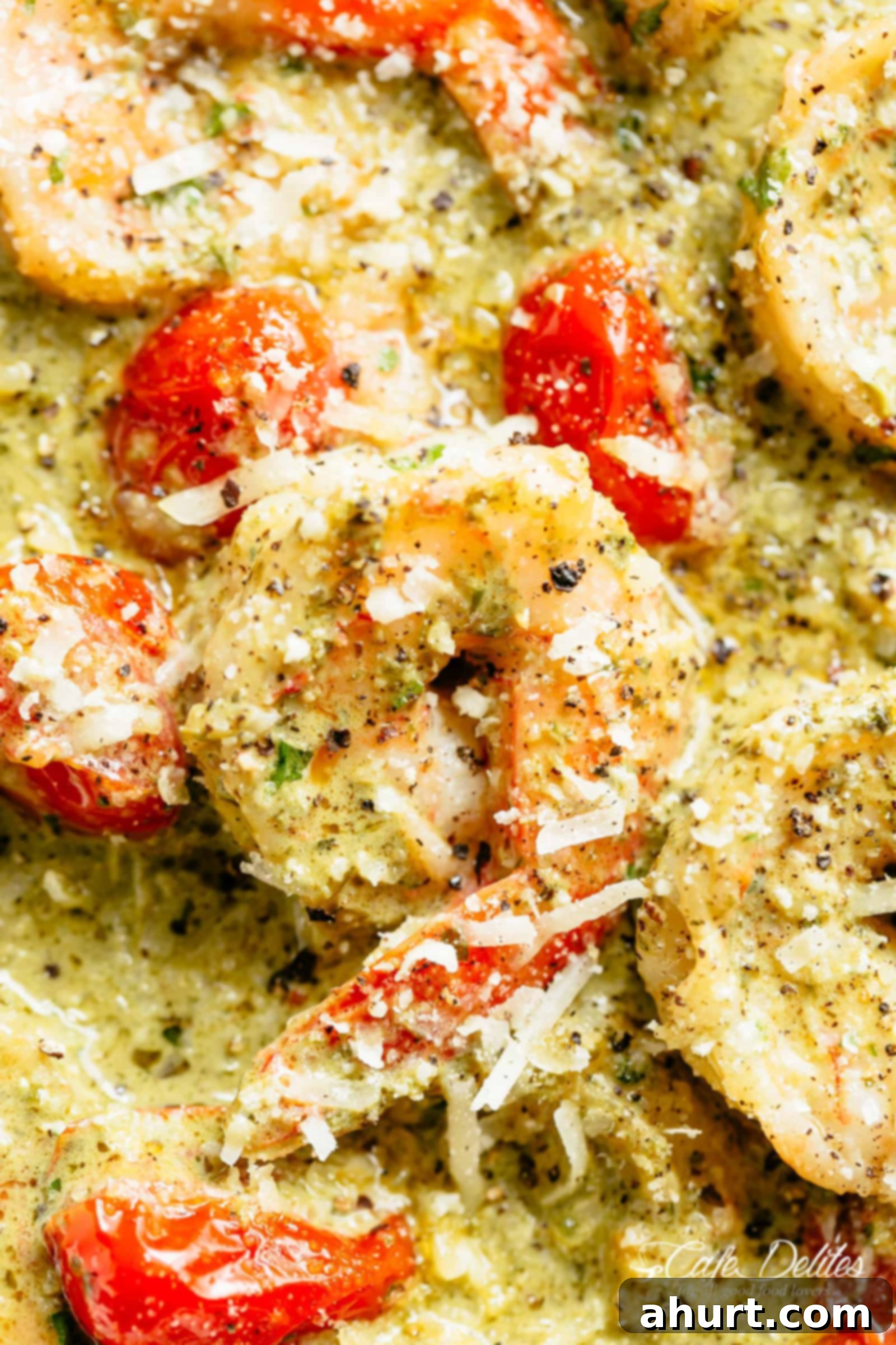 Creamy Pesto Alfredo Shrimp 9 Zoom in image of Creamy-Pesto-Shrimp-Alfredo