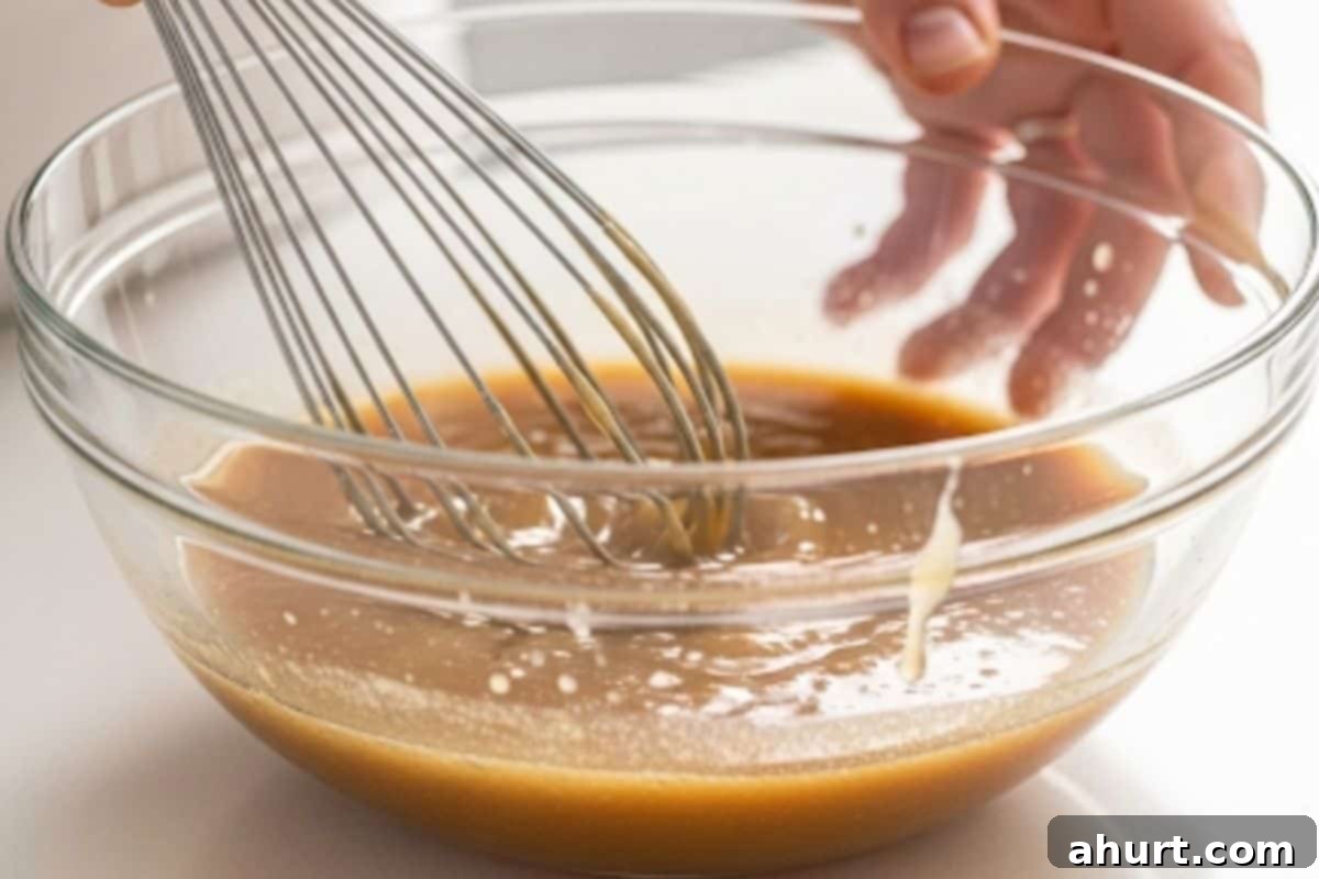 Savory Chicken Noodle Stir-Fry 6 Whisk chicken stock, oyster sauce, soy sauce and cornstarch.